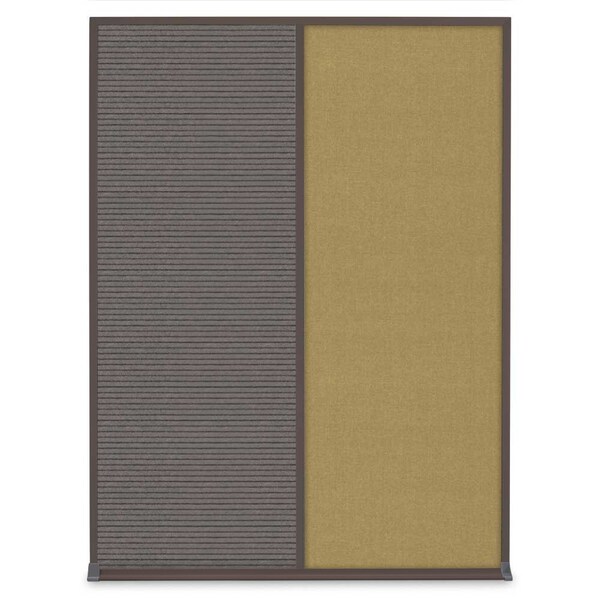 Single Door Radius Corkboard, 36"X36", B
